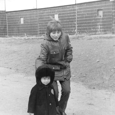 1980 год, Тамара Шульга с сыном