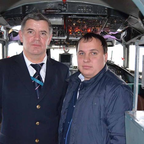 С командиром корабля Игорем Щиголевым